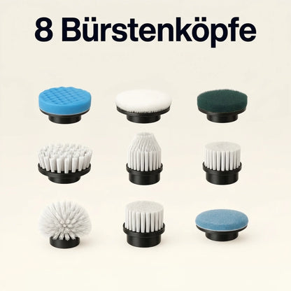 Rivova-8 in 1 Elektrische Reinigungsbürste